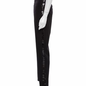 Jean Paul Gaultier Virgin Wool Straight Leg Pants